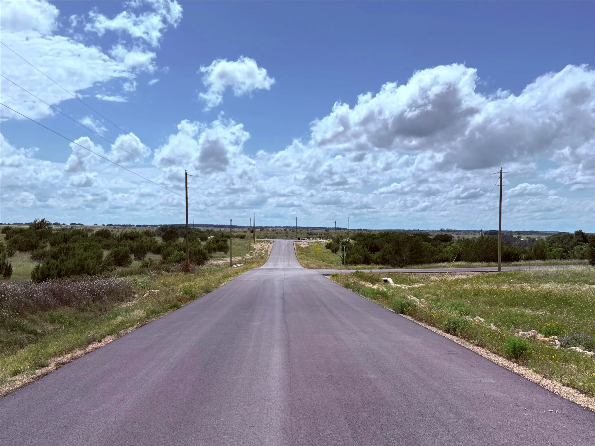 View of asphalt street
