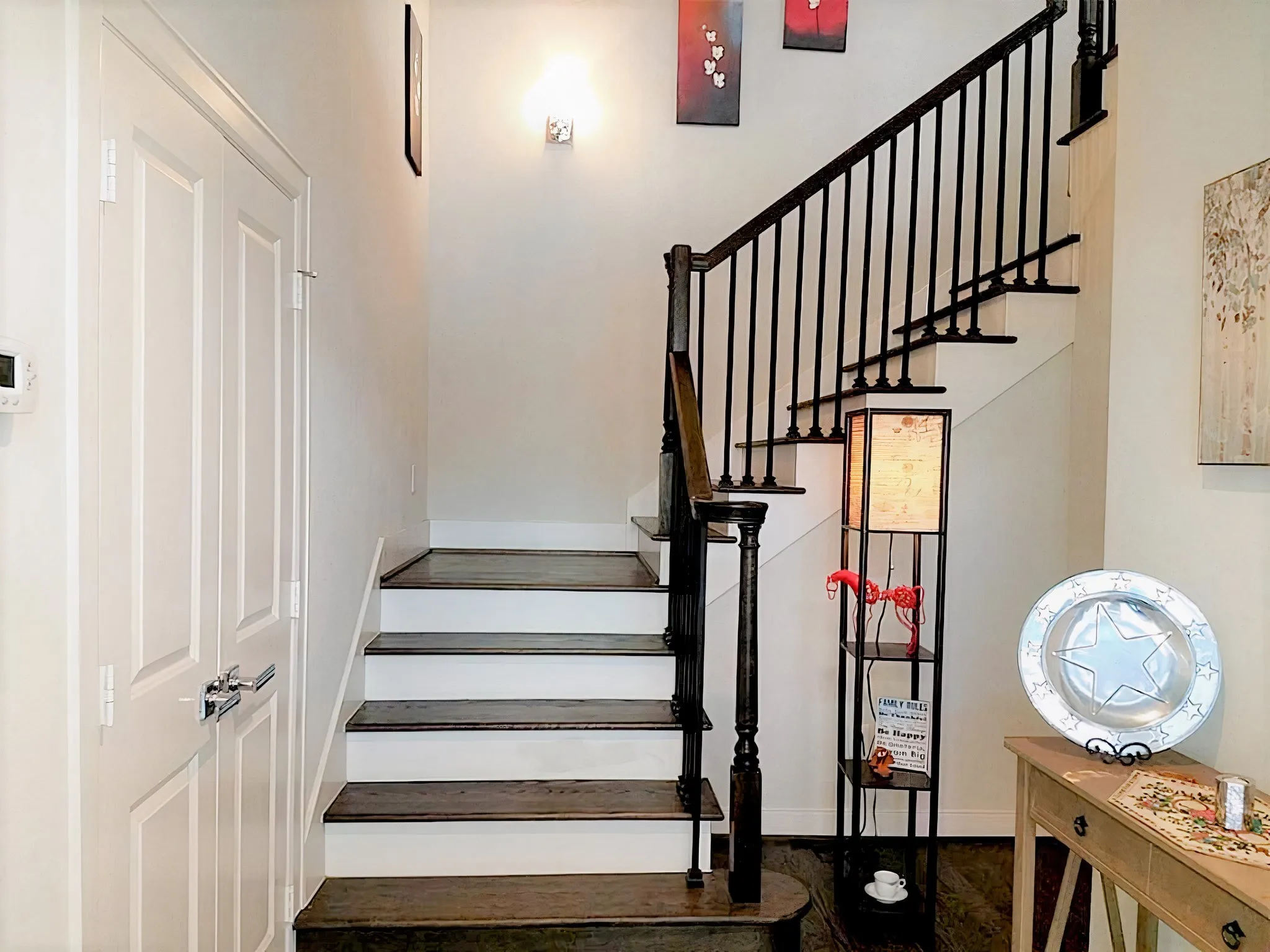 As you enter, you're welcomed by a spacious foyer.