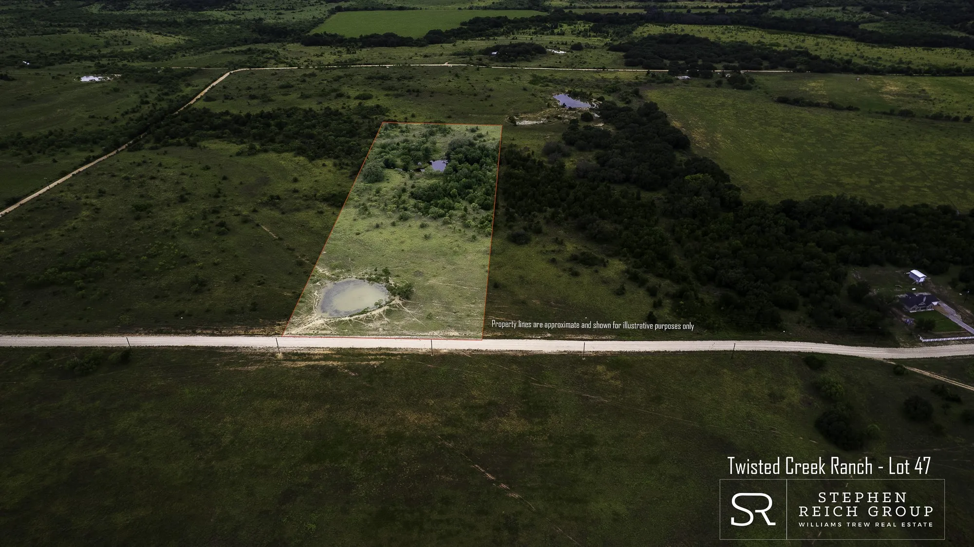 Map / location featuring property parcel outlined