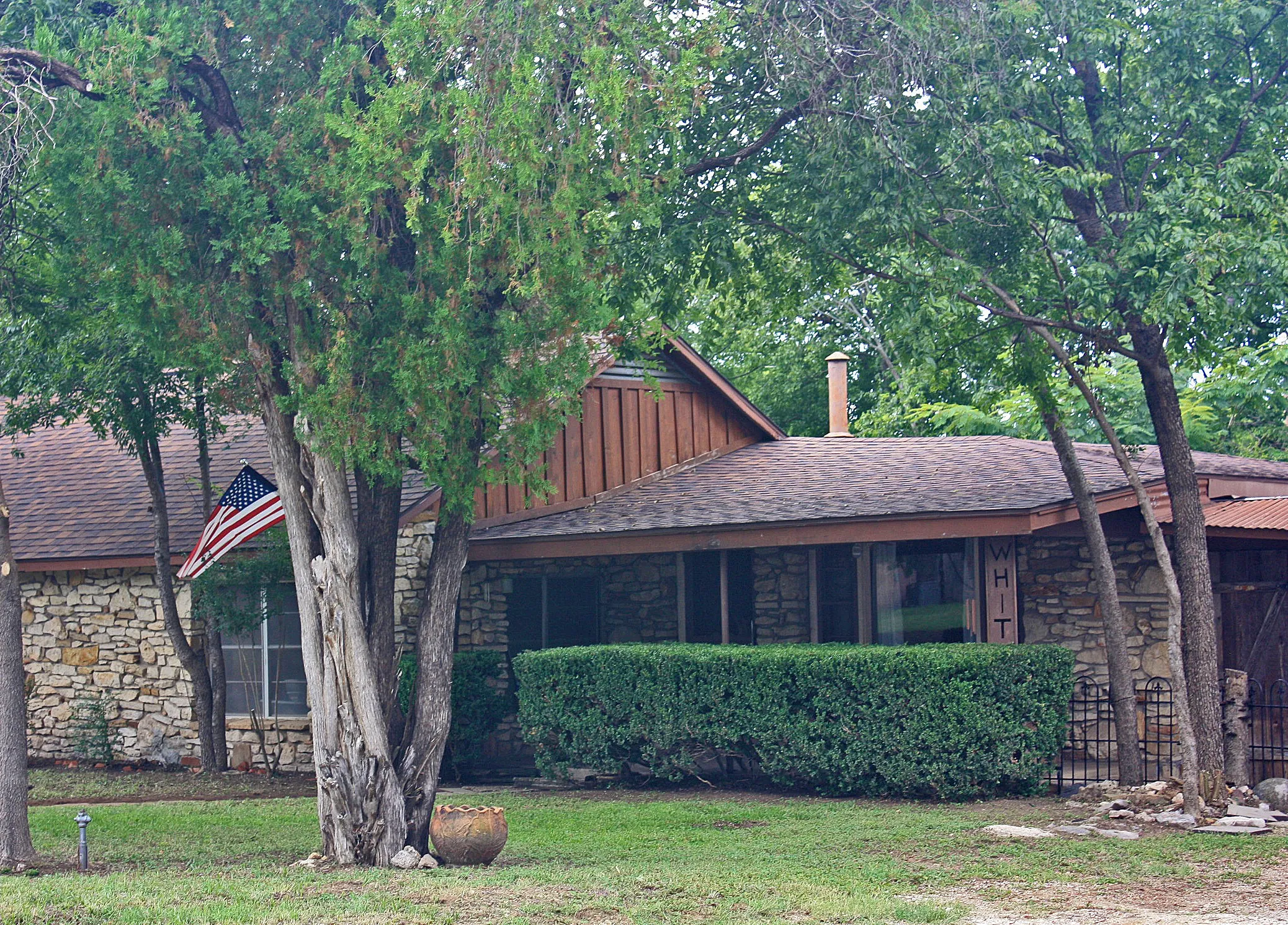 Great trees surround this home!