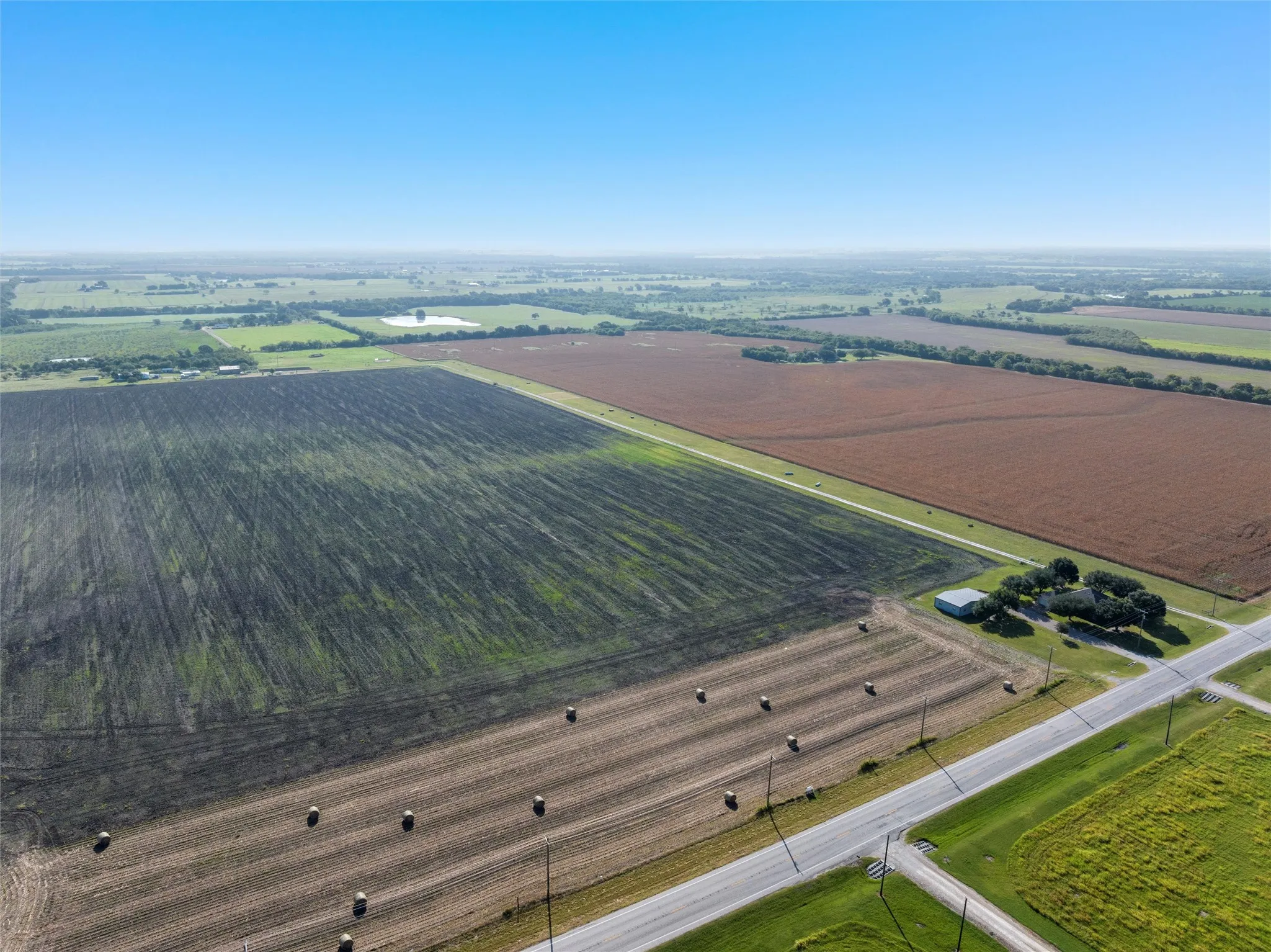 View of rural area featuring farmland