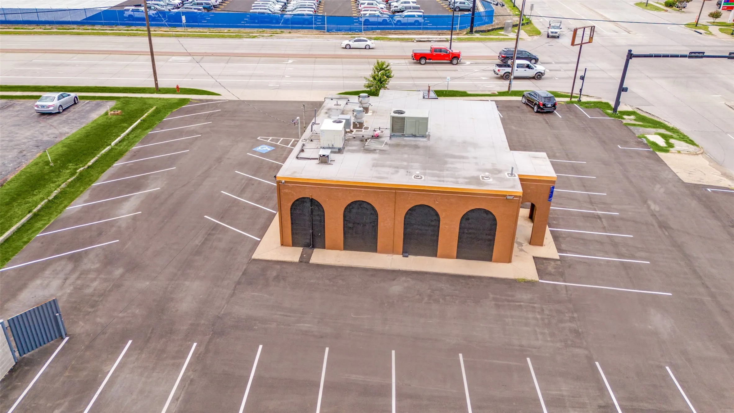 Drone / aerial view building