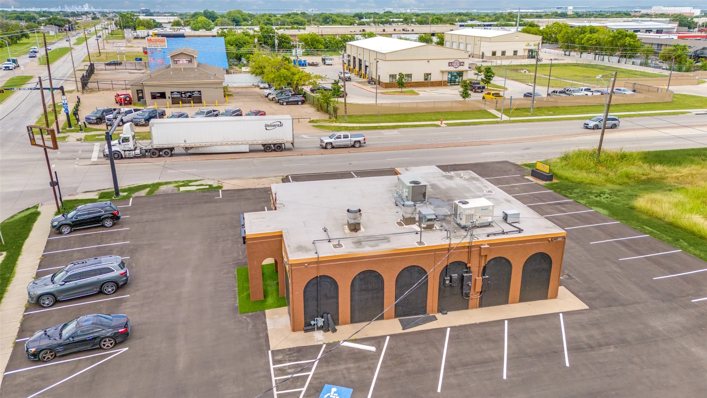 Drone / aerial view building