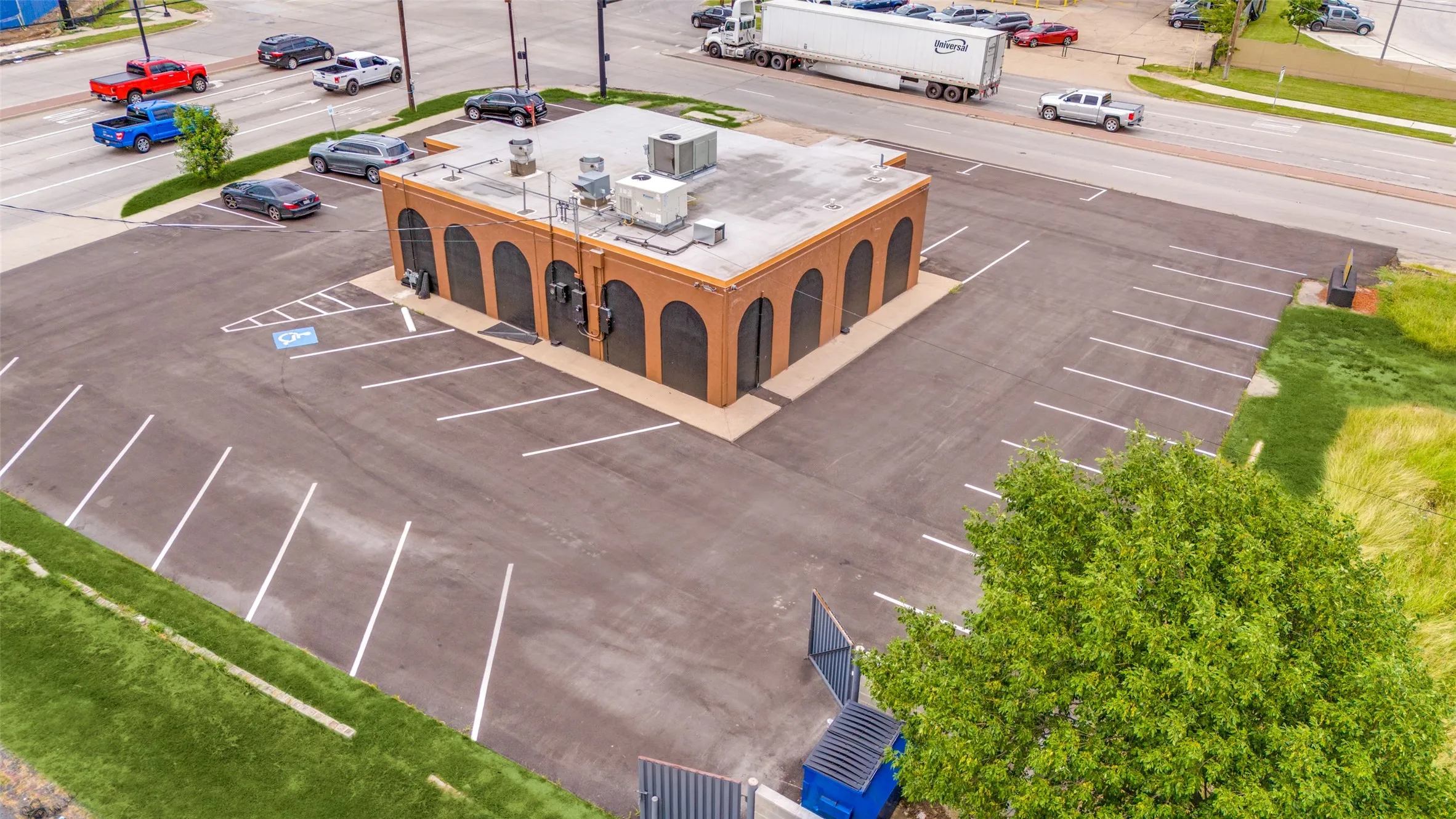 Drone / aerial view building
