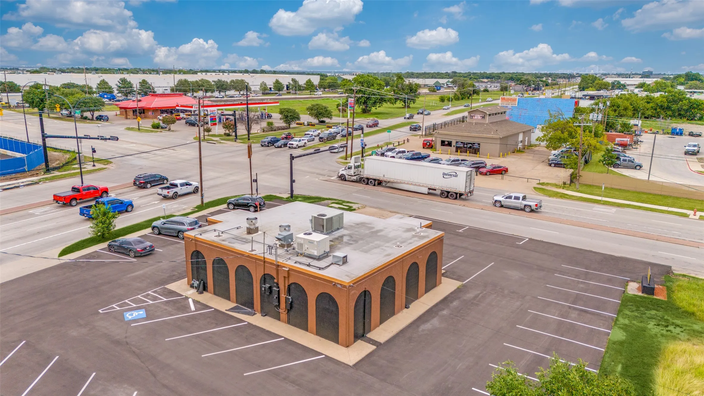 Drone / aerial view building