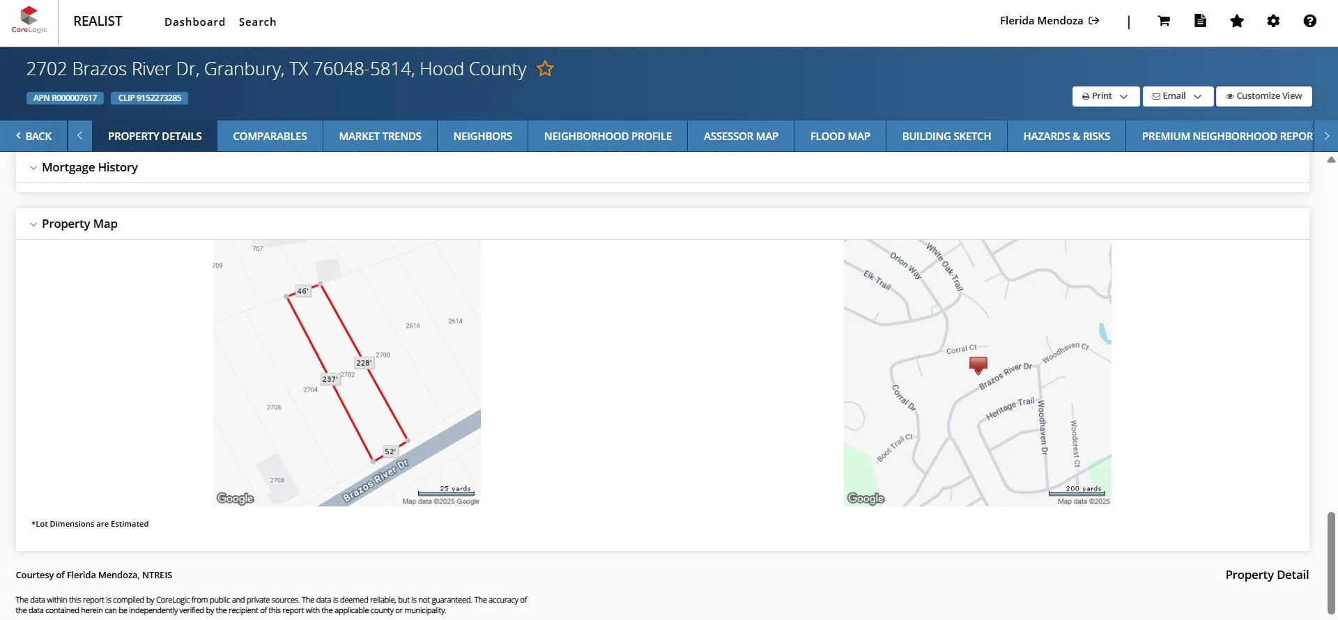 Map / location of property area