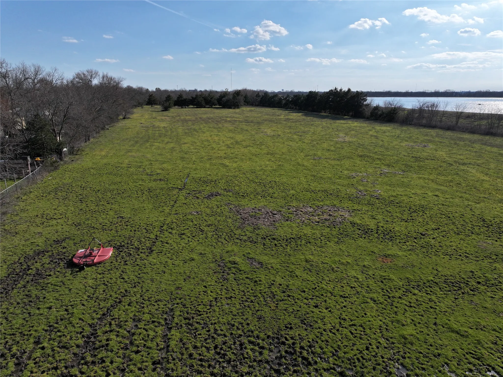 View of grassy yard featuring a water view