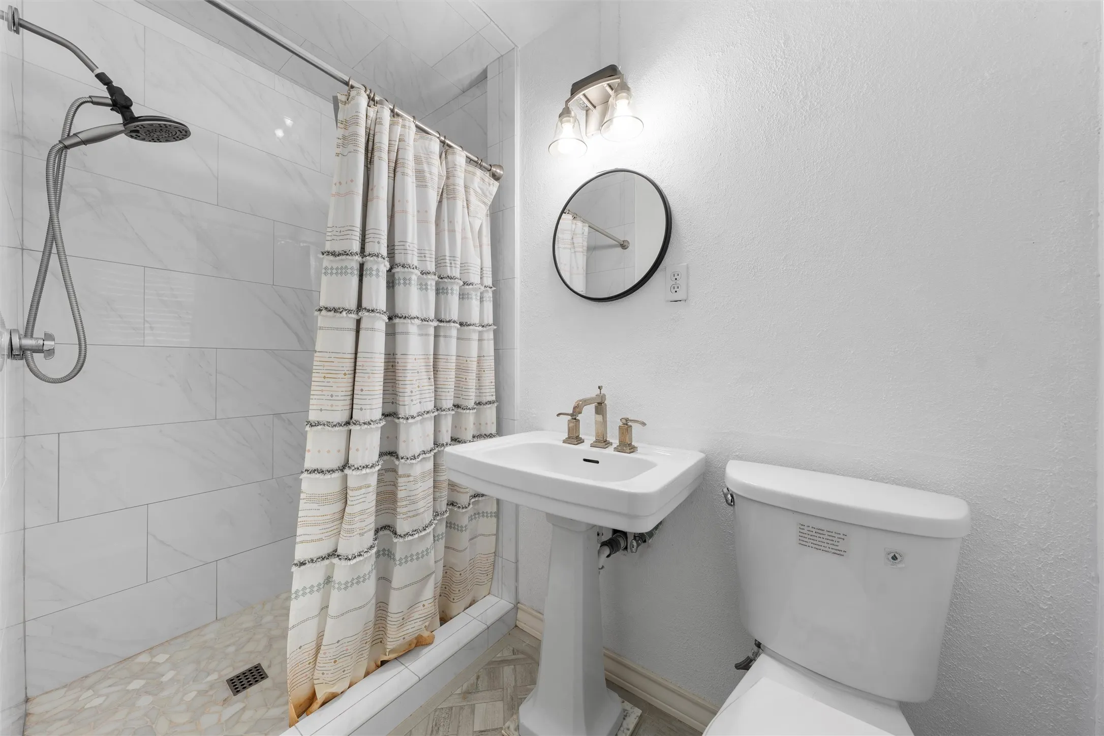 Full bath with a stall shower