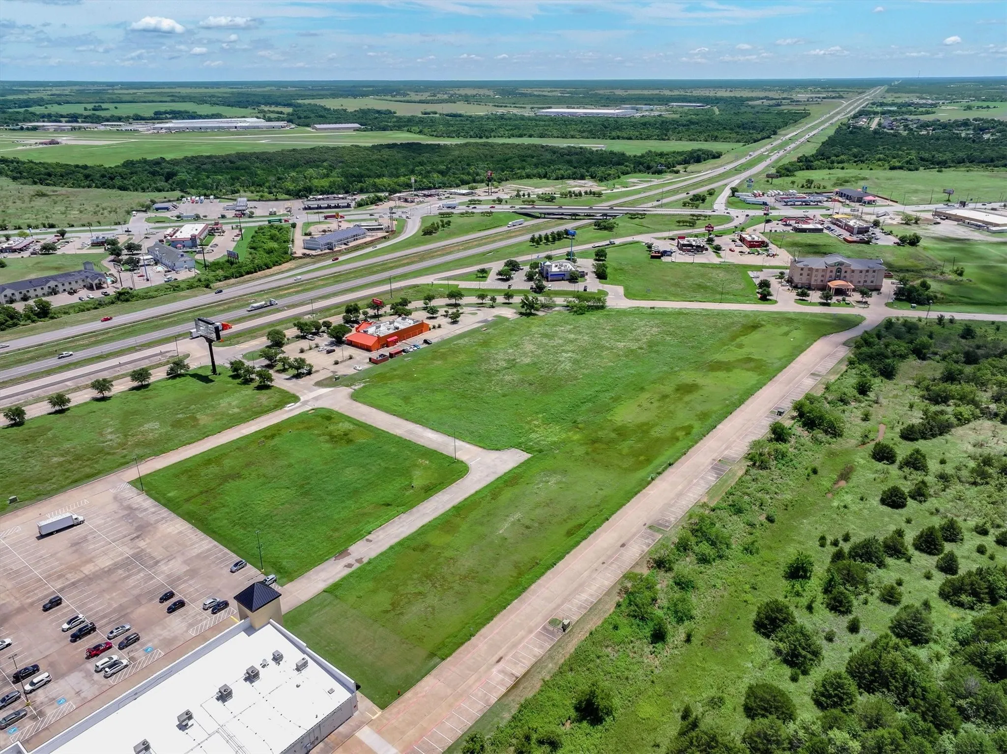 Drone / aerial view