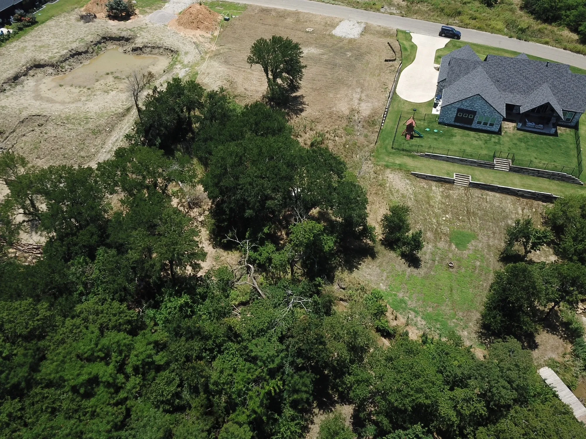 Aerial overview of property's location
