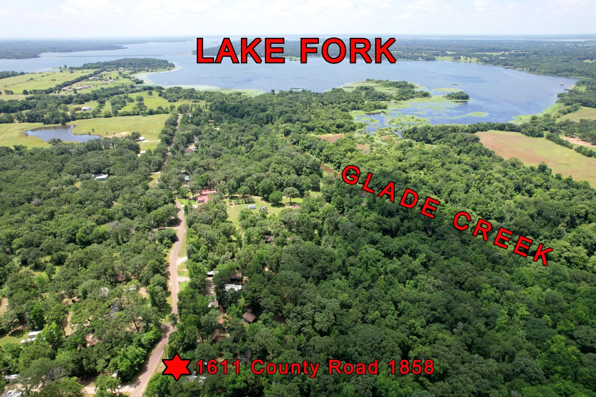 Single Family Residence For Sale in Wood County , 1611 County Road 1858, Yantis, Texas 75497, 2 Bedrooms, 1 Bathroom, Garage spaces, 580 Sqft, built in 0, Preowned, Price $139,900, mls#20972976, Real Estate Agent in Yantis, Homes For Sale in Wood county, Homes For Sale in Yantis, Realtor in Yantis Texas, Real Estate Brokerage Independent Realty Texas, Luminita Cordes Realtor