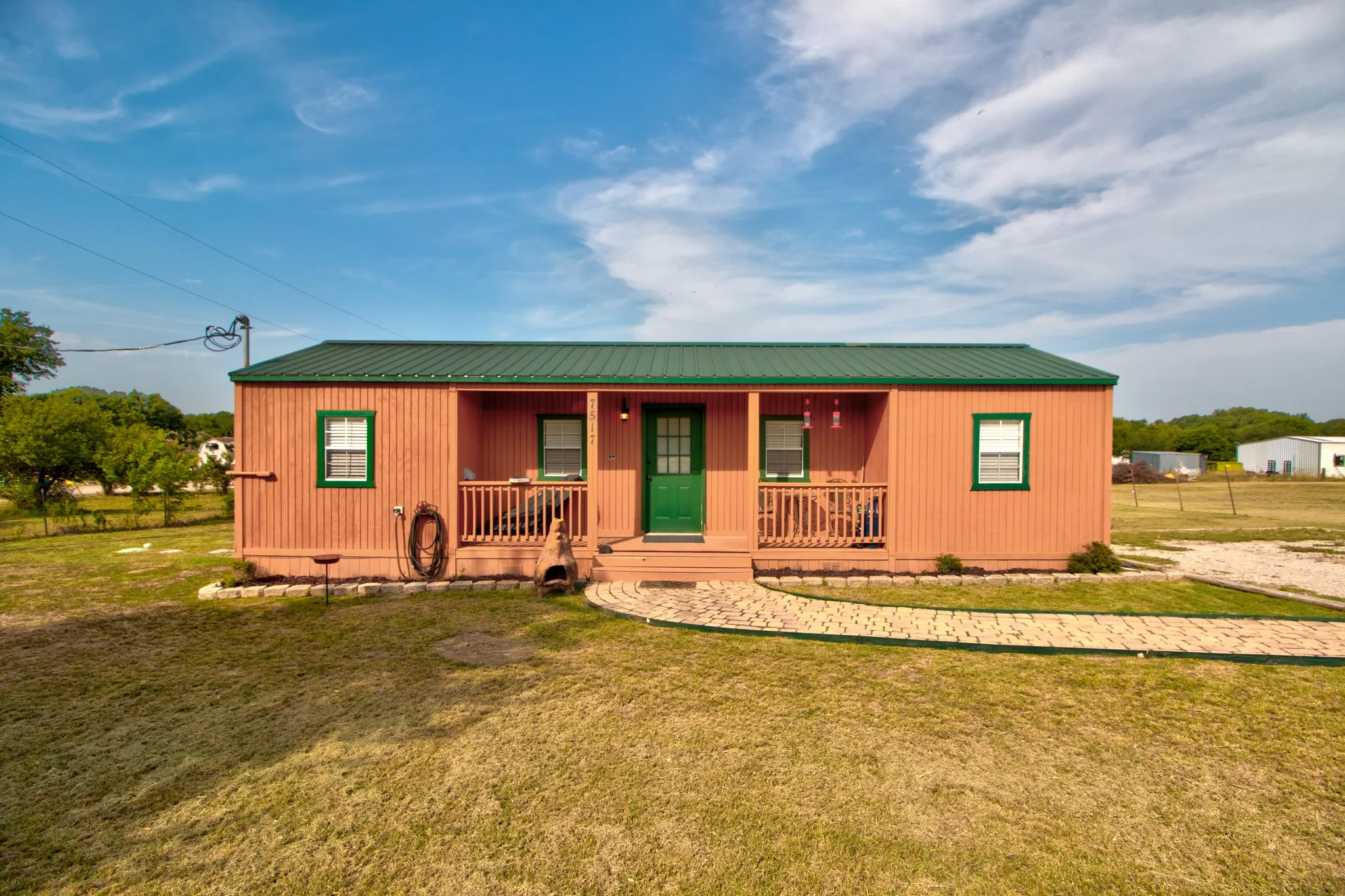 Tiny home is occupied on a month to month