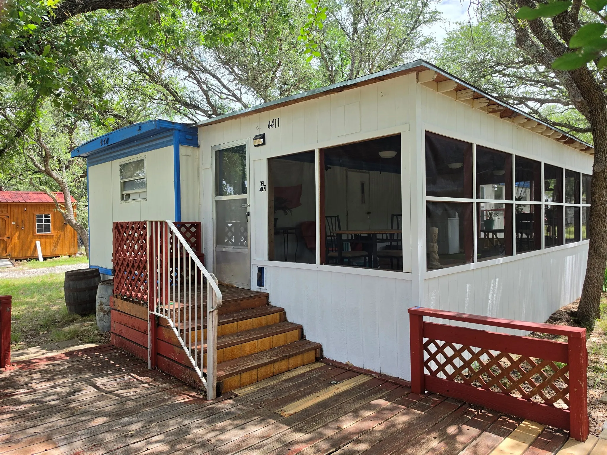 Mobile Home For Sale in Brown County , 4411 Cherokee Drive, May, Texas 76857, 2 Bedroom, 2 Bathroom, Garage spaces, 648 Sqft, built in 0, mls#20979388, Real Estate Agent in May, Homes For Sale in Brown county, Homes For Sale in May, Realtor in May Texas, Real Estate Brokerage Independent Realty Texas, Luminita Cordes Realtor