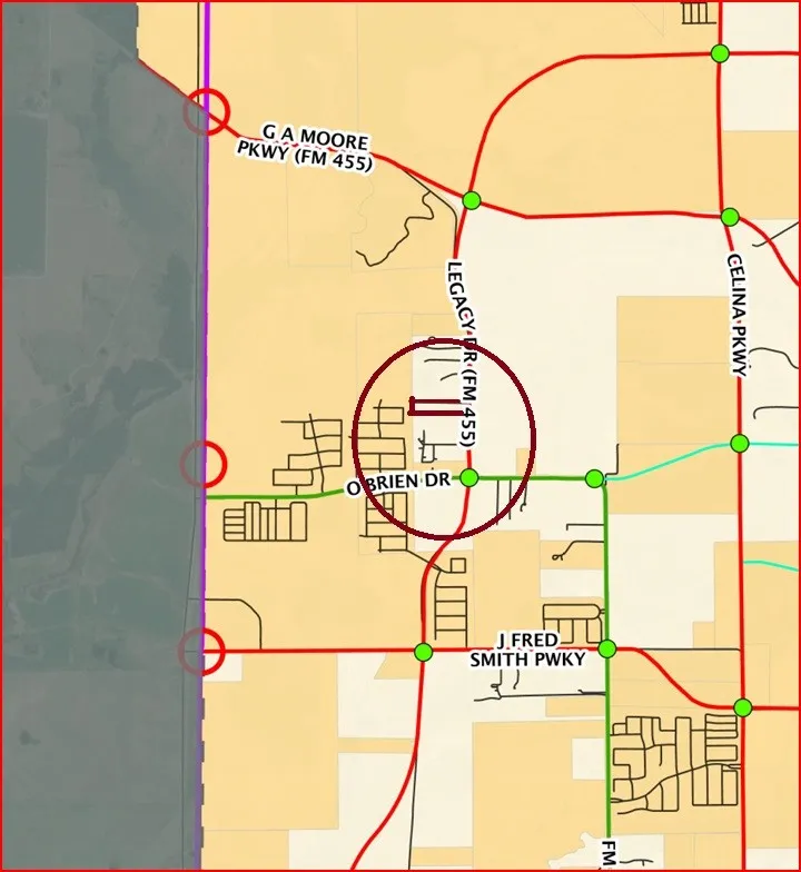 Improved Land For Sale in Collin County , TBD Legacy (FM 455) Lane, Celina, Texas 75009, 0, 0, Garage spaces, 0 Sqft, built in 1985, mls#20979542, Real Estate Agent in Celina, Homes For Sale in Collin county, Homes For Sale in Celina, Realtor in Celina Texas, Real Estate Brokerage Independent Realty Texas, Luminita Cordes Realtor