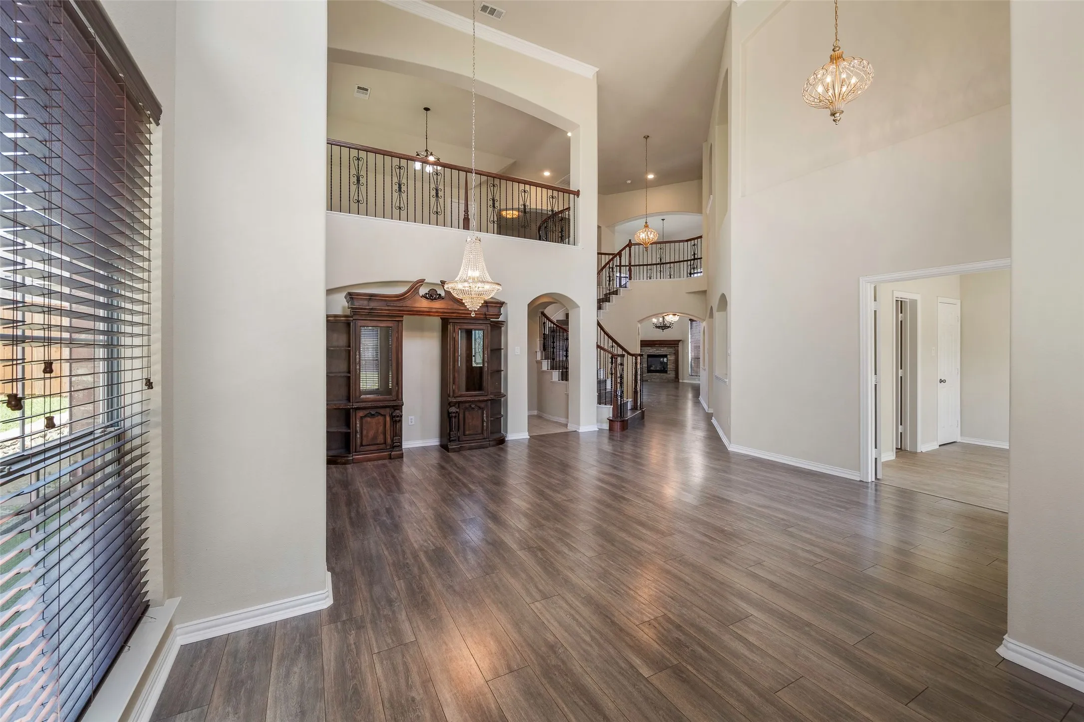 View from sitting area and formal dining area