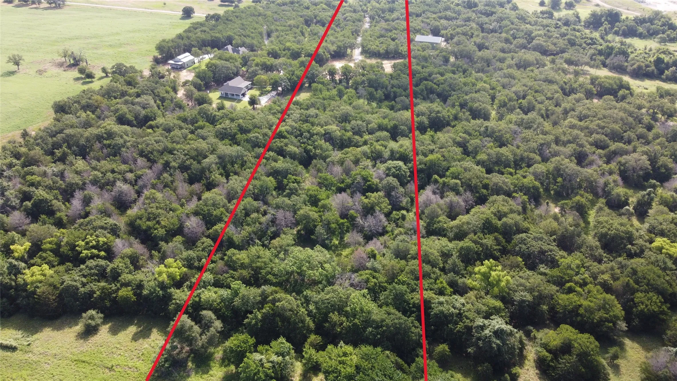 Back to front with approximate property lines