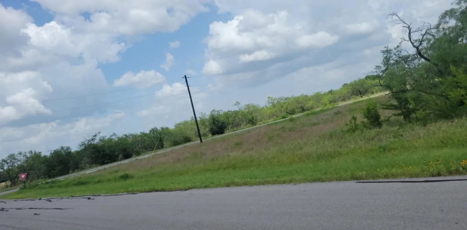 View of asphalt road