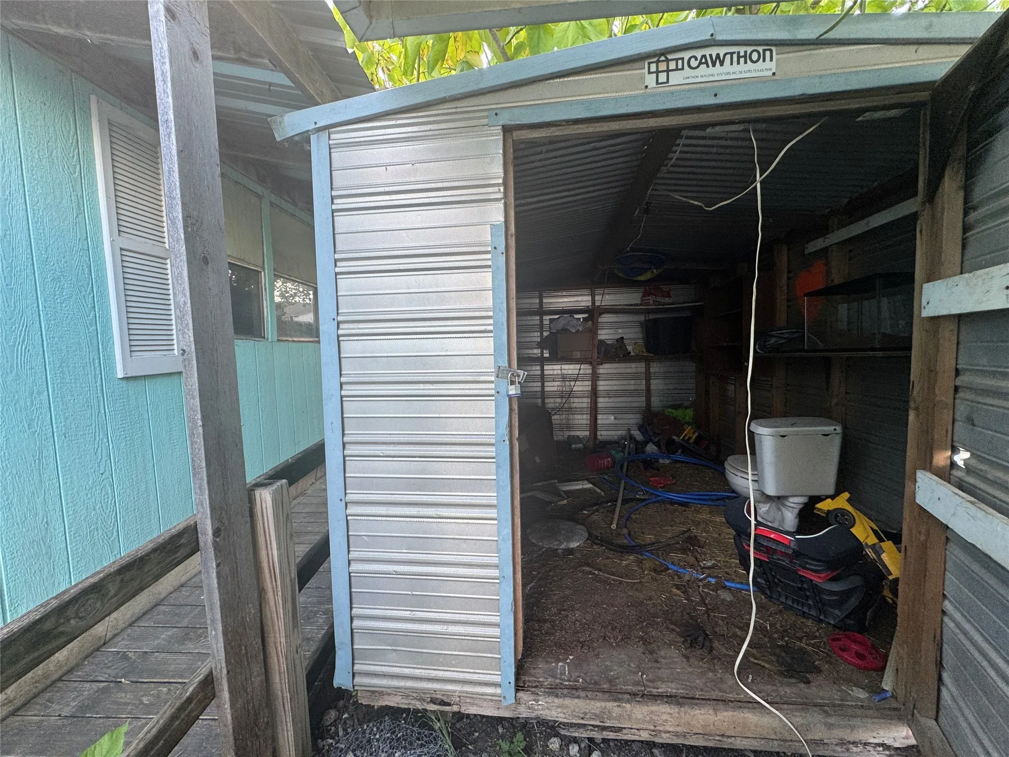 View of outdoor structure