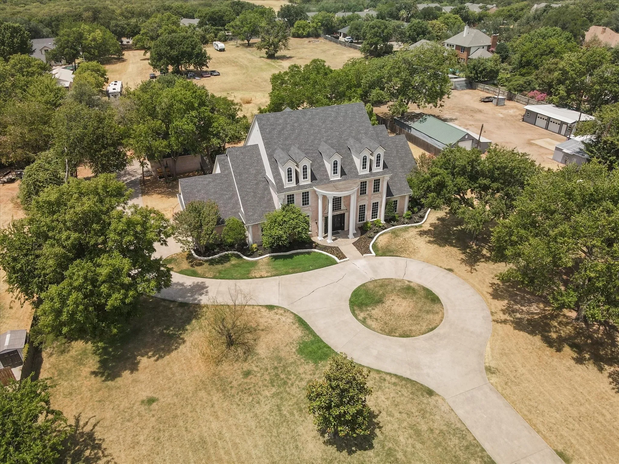 Aerial view of property and surrounding area