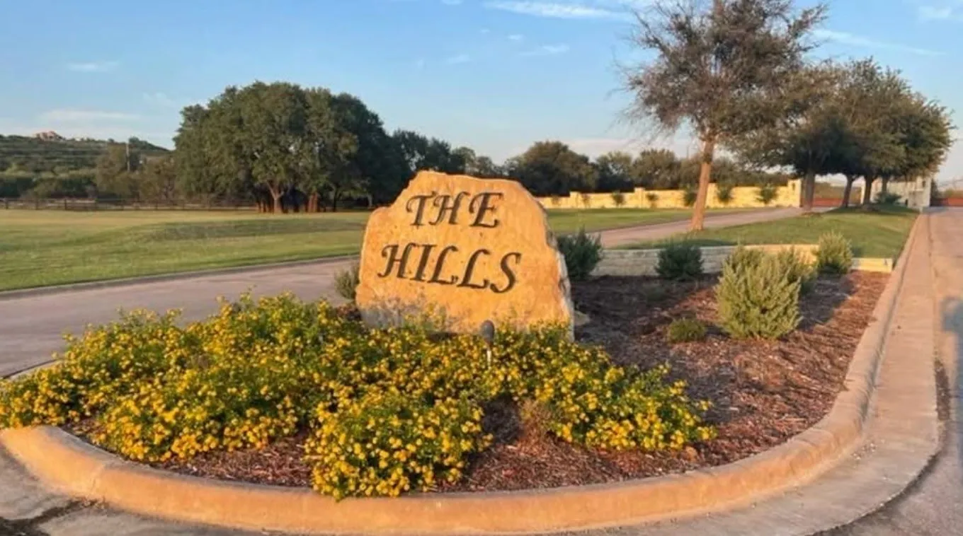The Hills Above Possum Kingdom Community Entrance