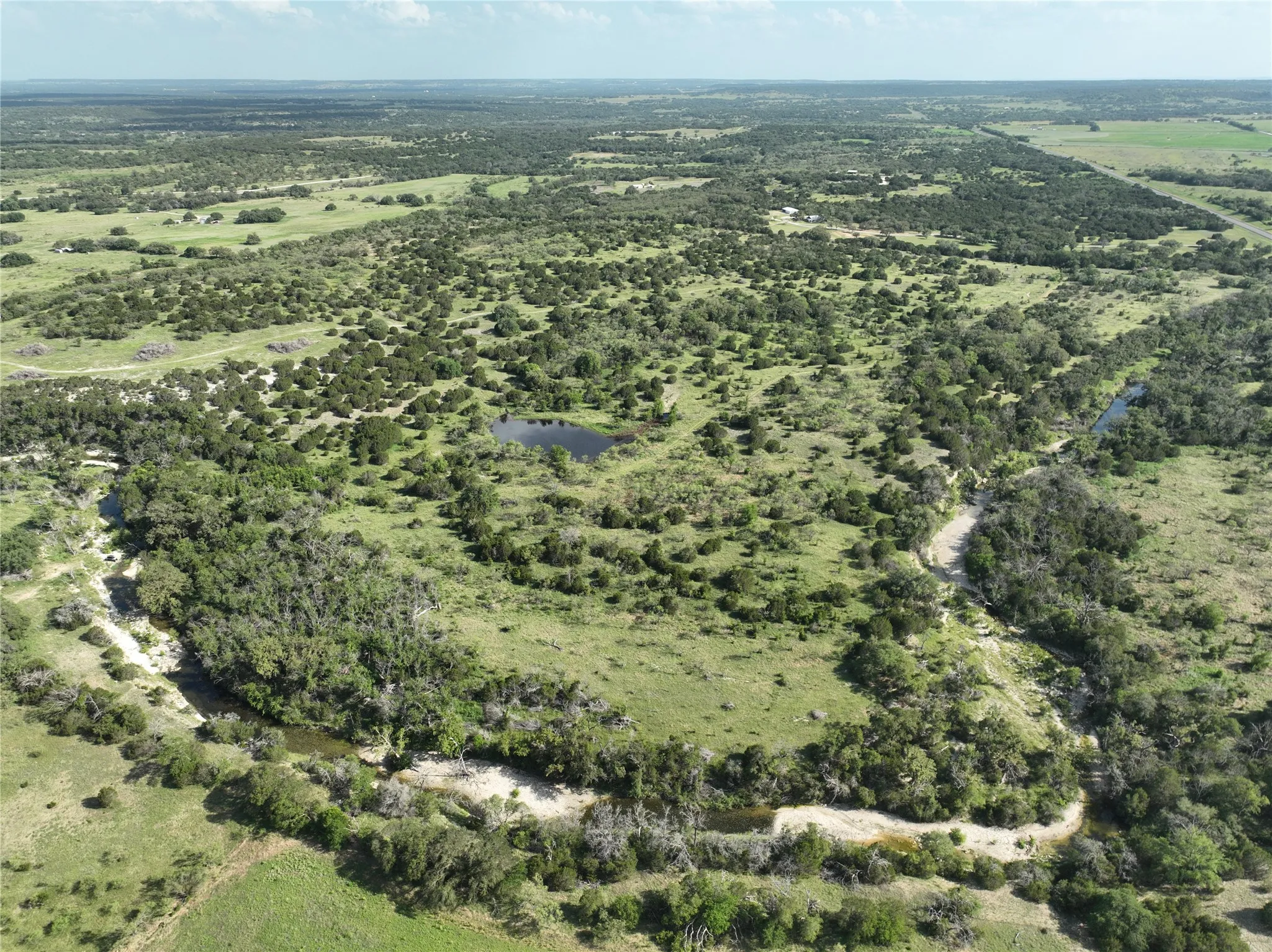 Aerial view of property and surrounding area