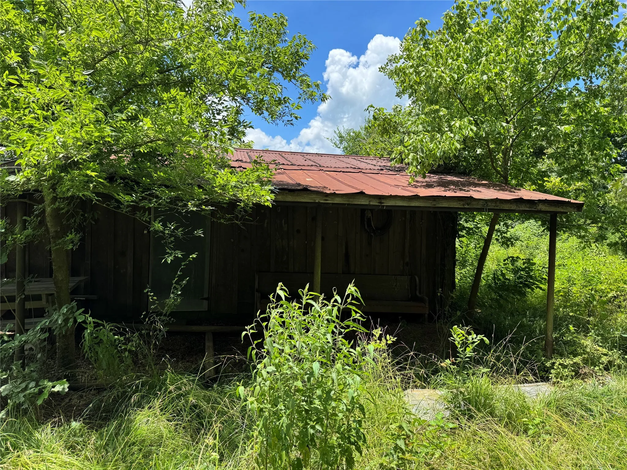 View of outdoor structure