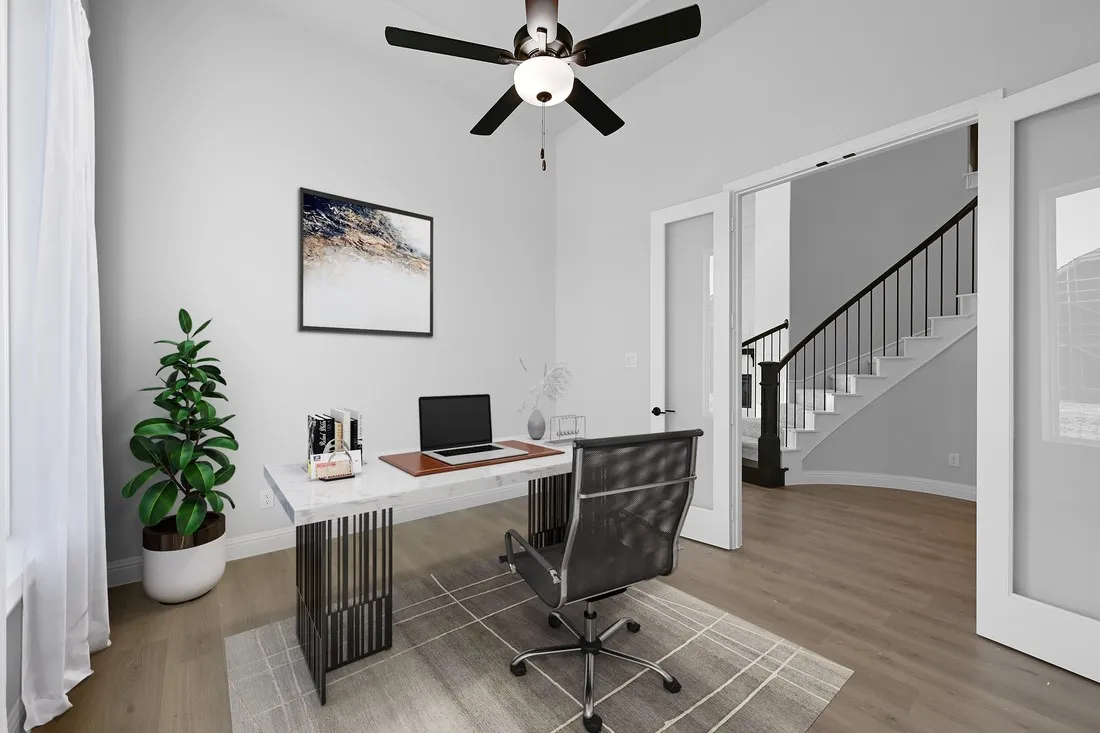 1612 Yellow Rose Road ~ Virtually Staged Photo