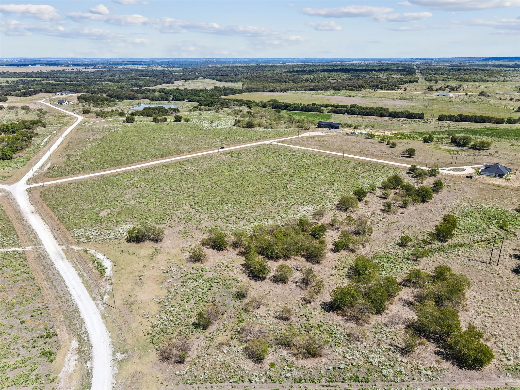 Aerial view featuring a rural view