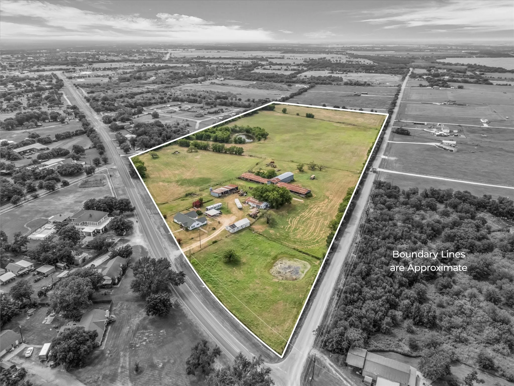 View of property location featuring property parcel outlined