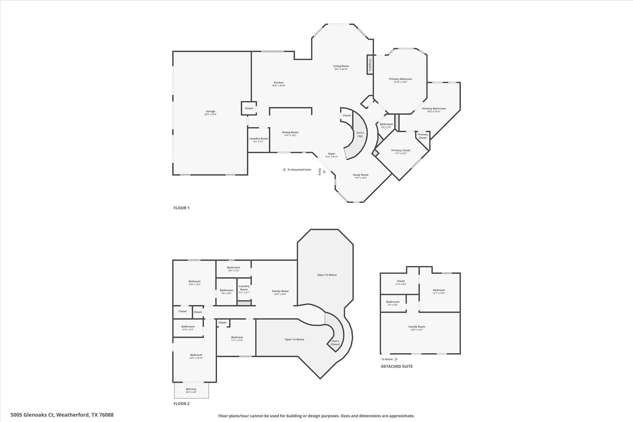 View of room layout