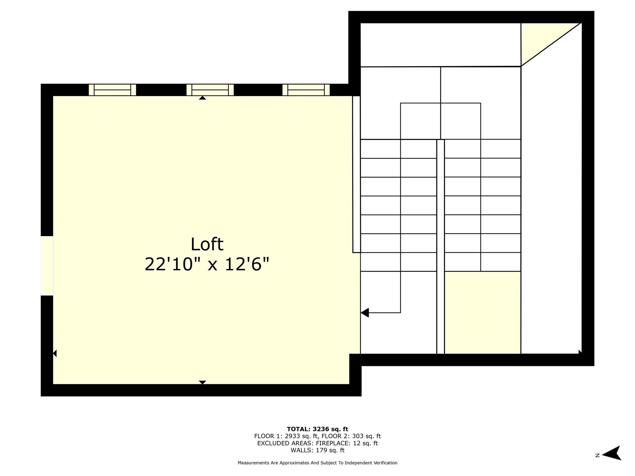 View of floor plan / room layout