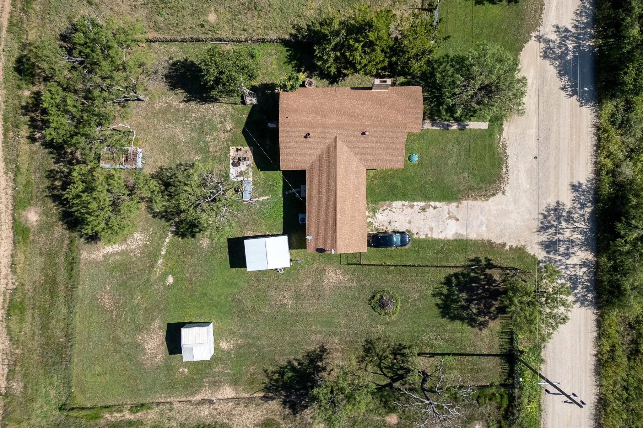 Aerial view of property and surrounding area