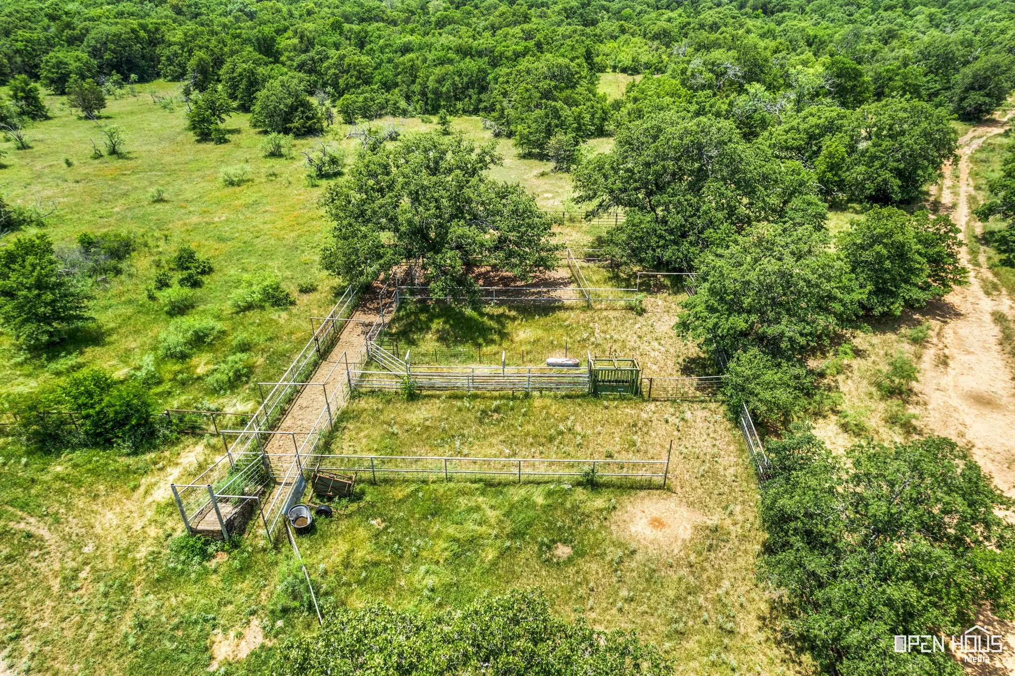 Cattle Pens looking west