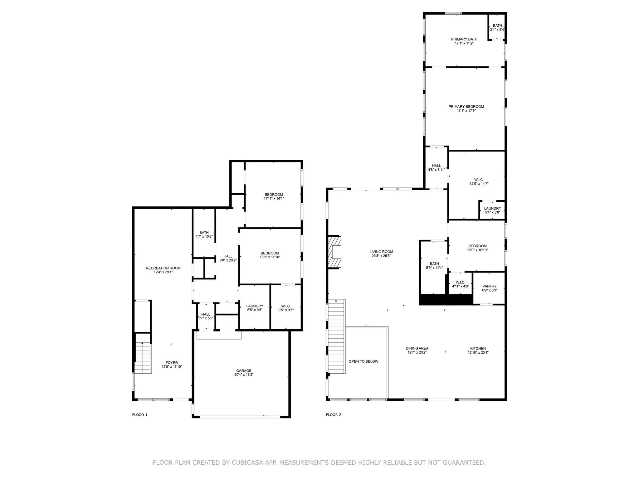 View of room layout