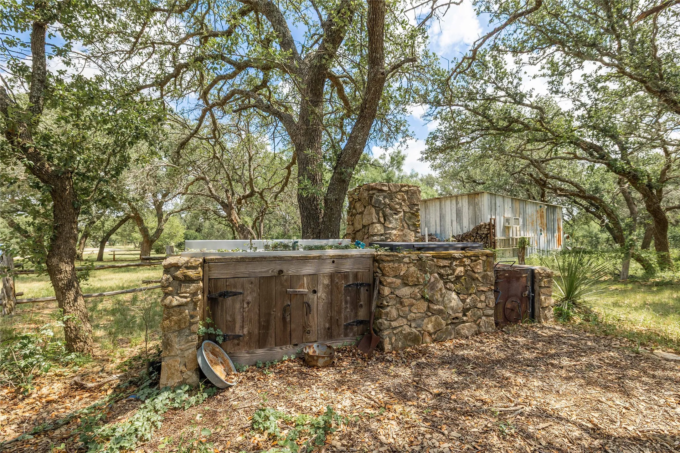 View of outdoor structure