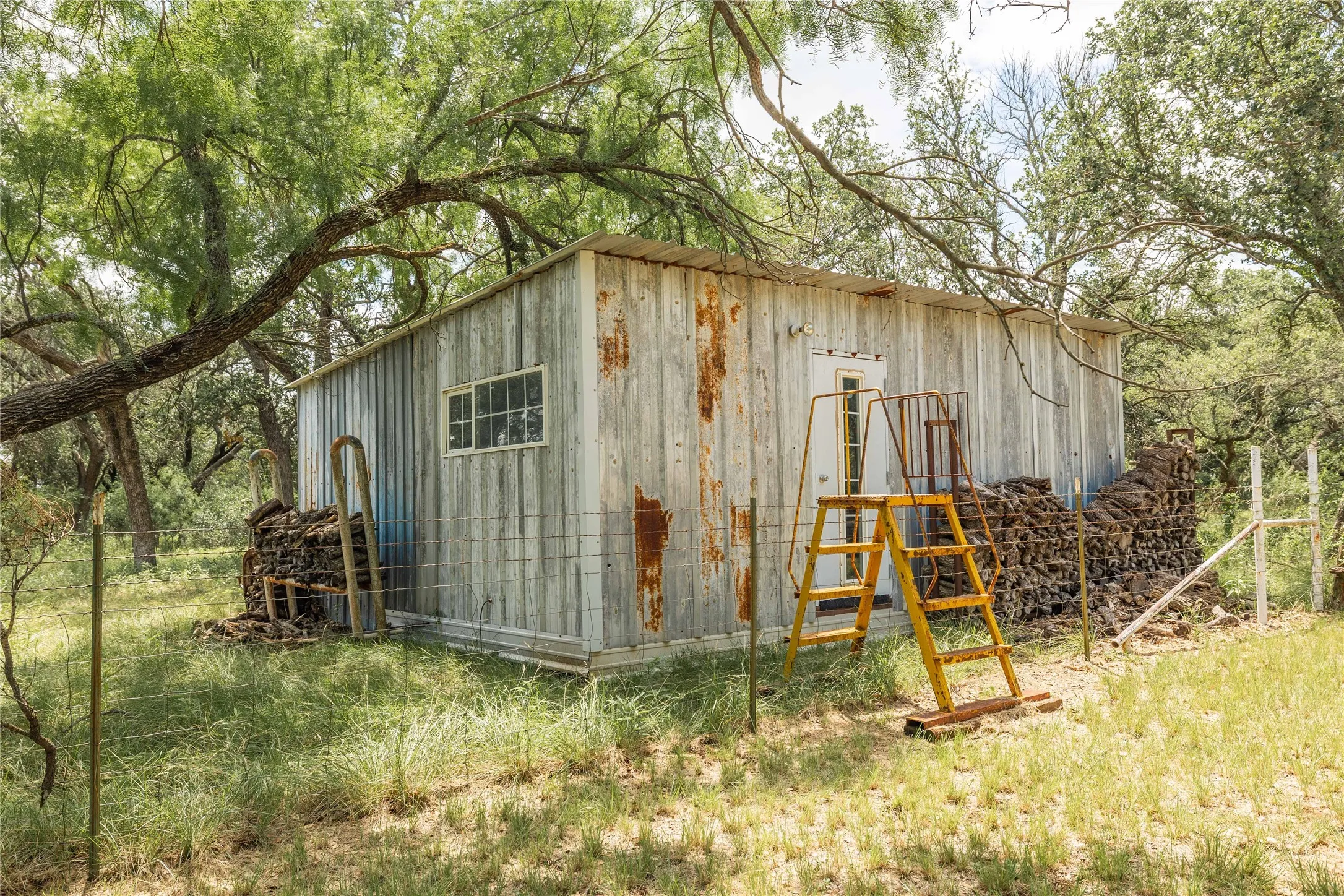 View of outbuilding