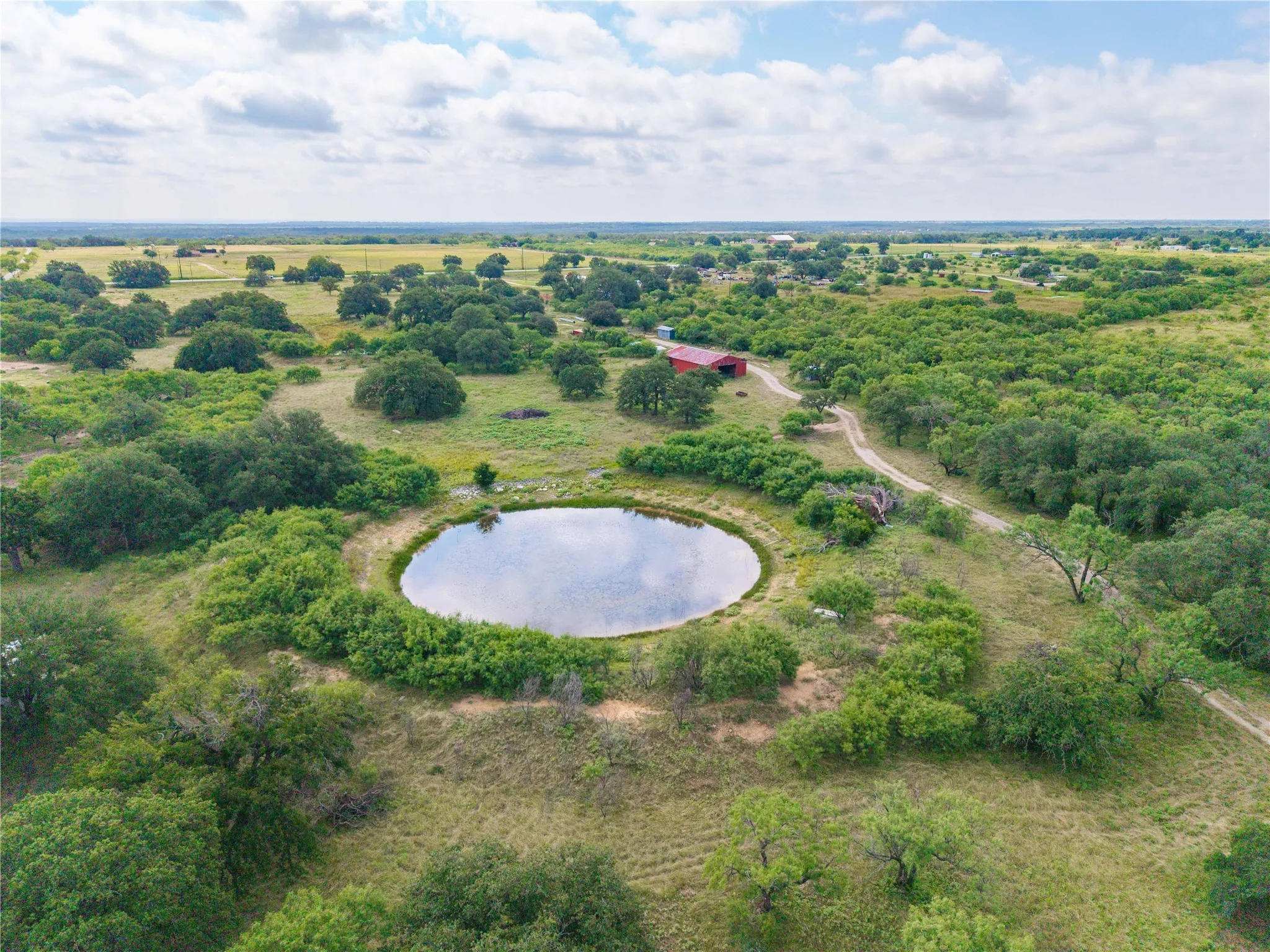 Aerial overview of property's location