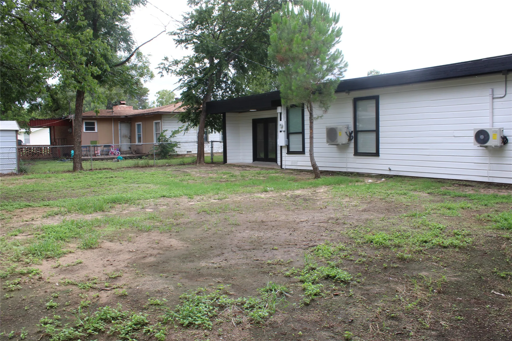 Rear view of property
