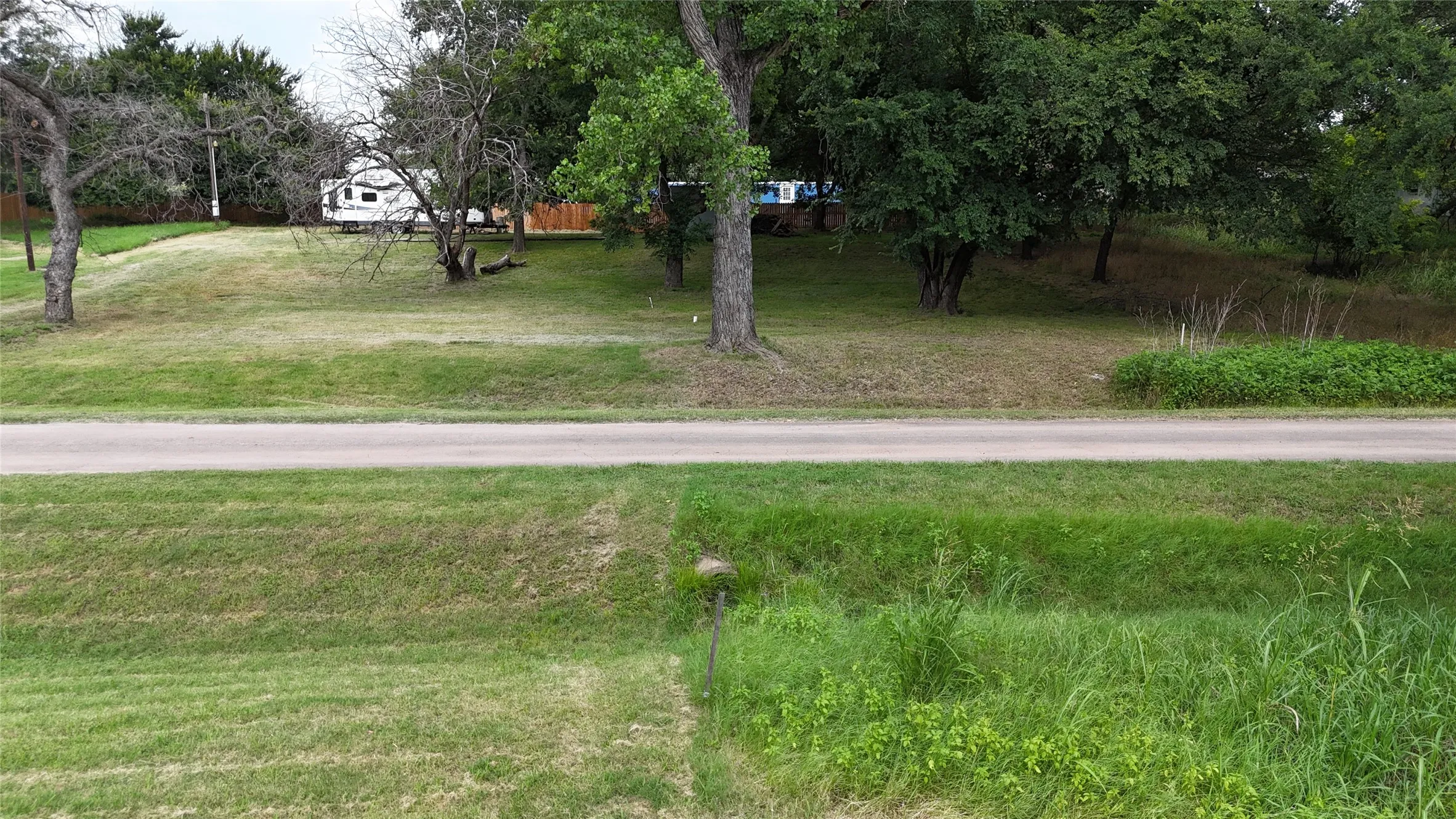 View of green lawn