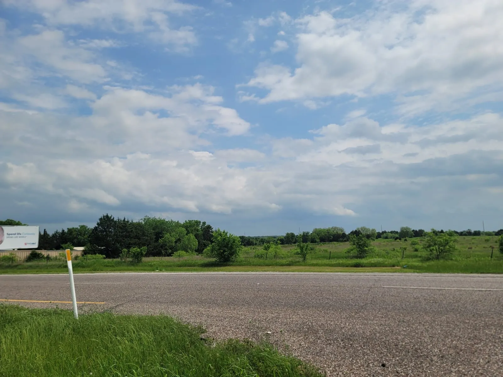 View of asphalt road