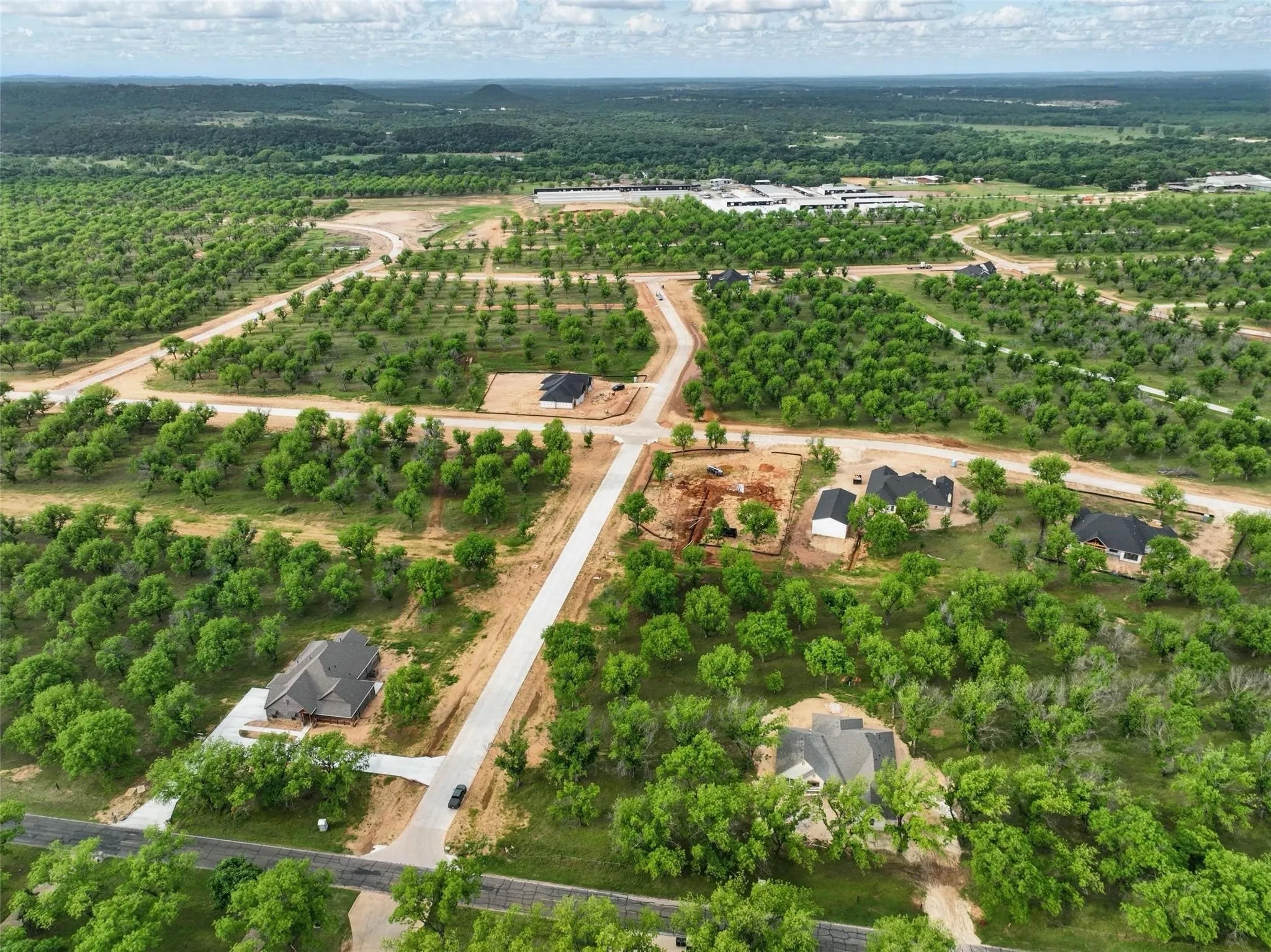 Aerial view of property's location featuring rural landscape