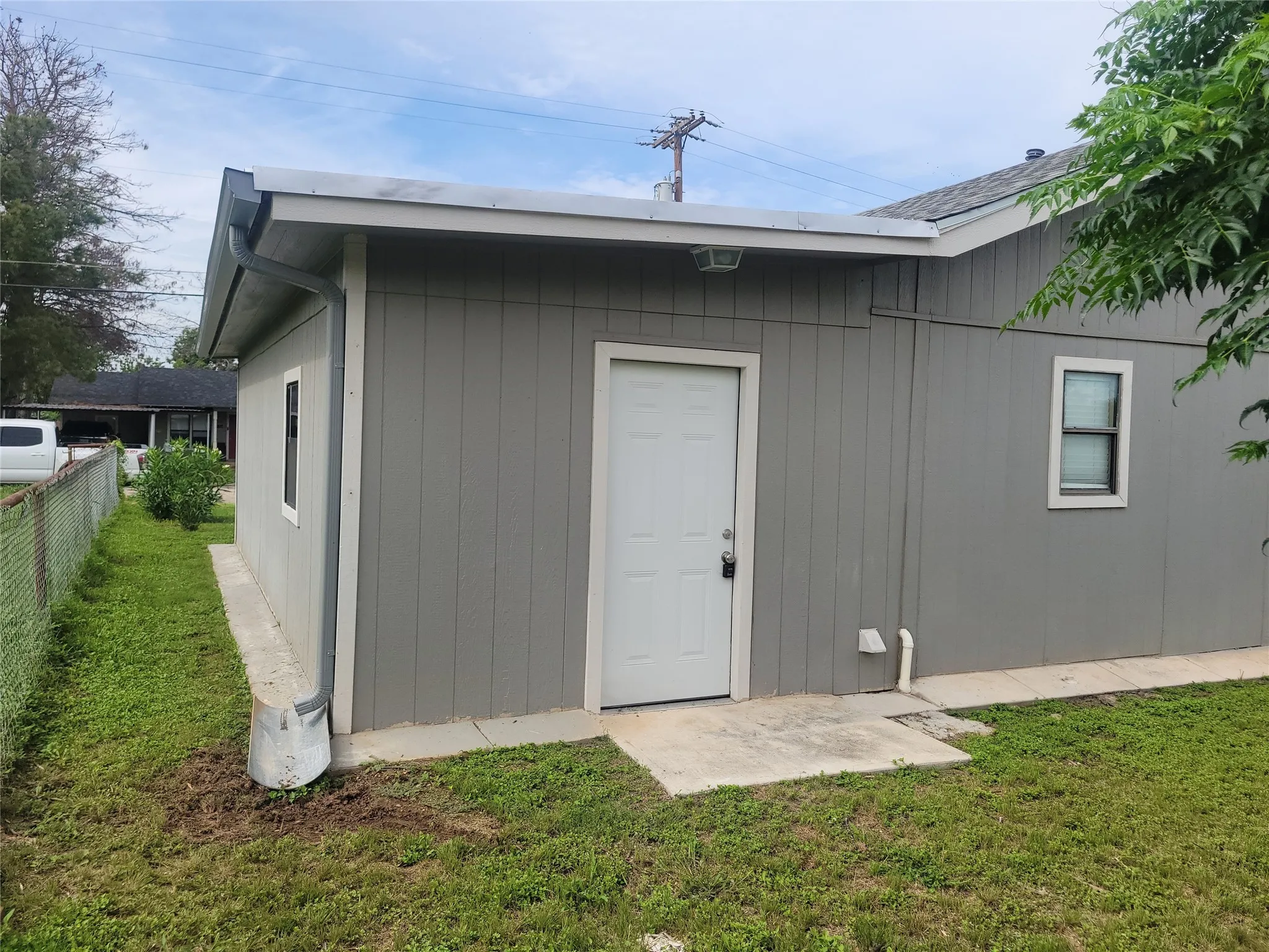 View of outbuilding