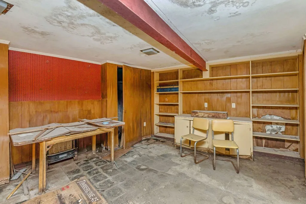 Could be converted to a fun hangout, movie room, wine cellar, etc.
