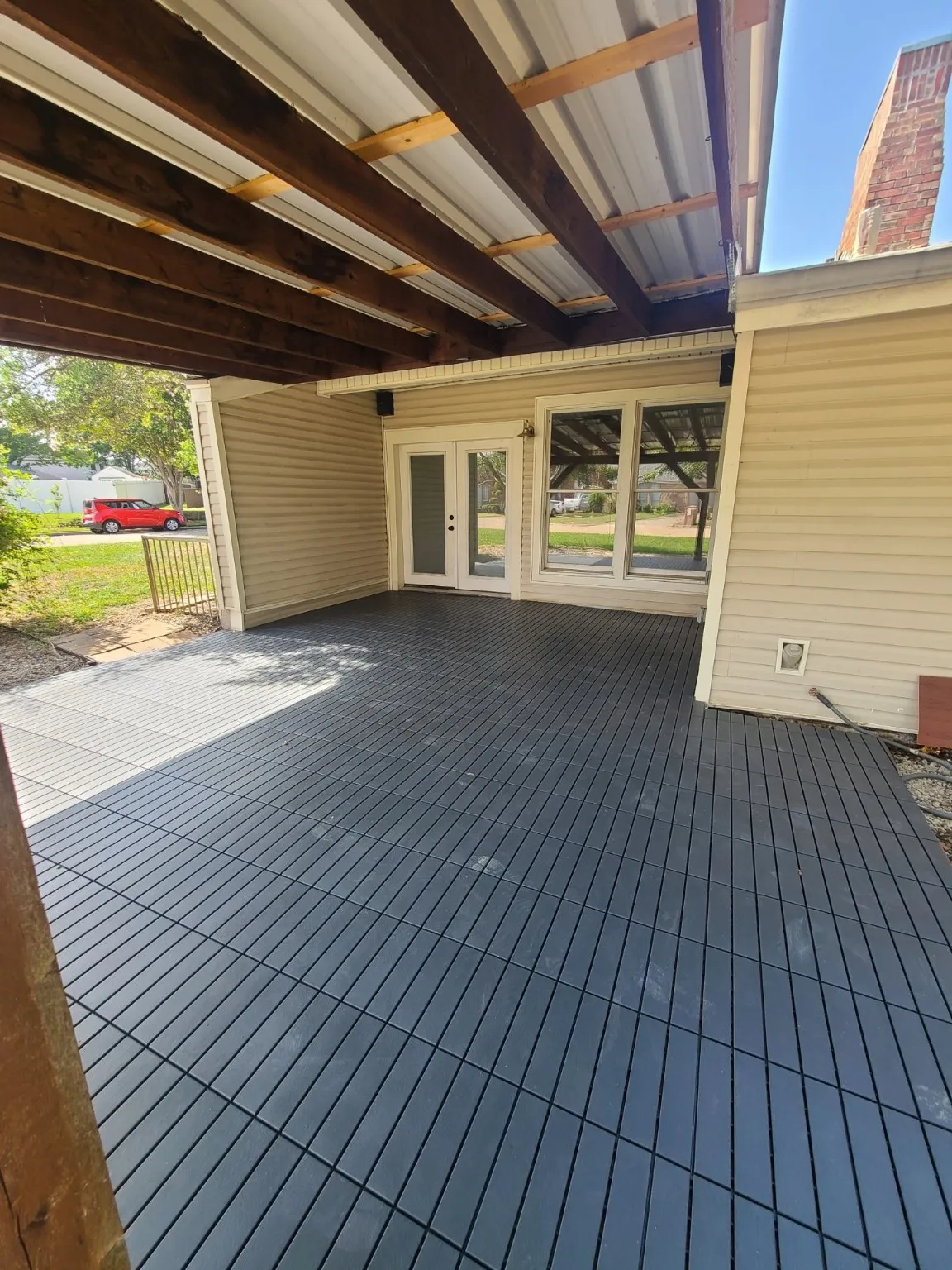 View of deck