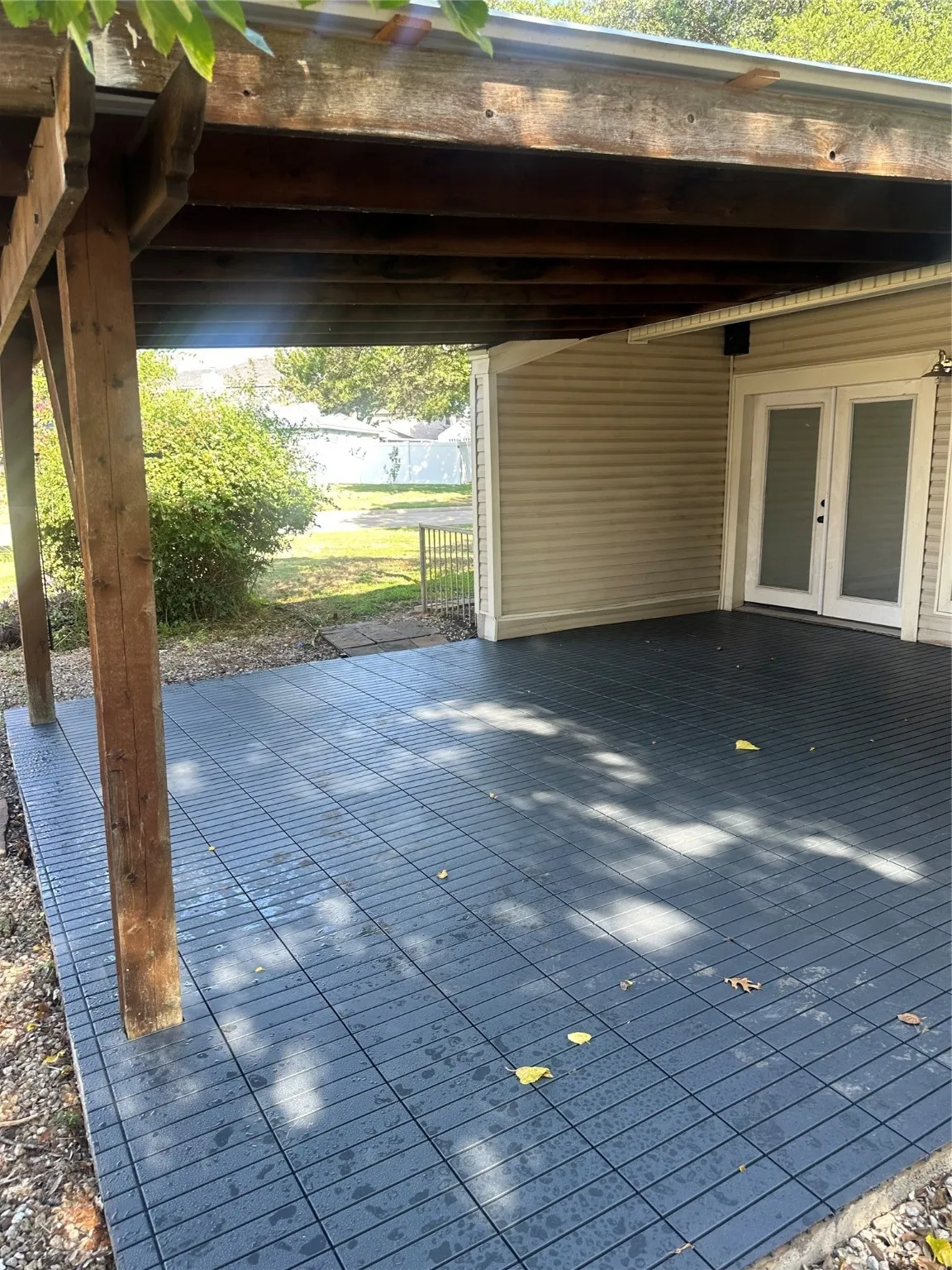 View of patio