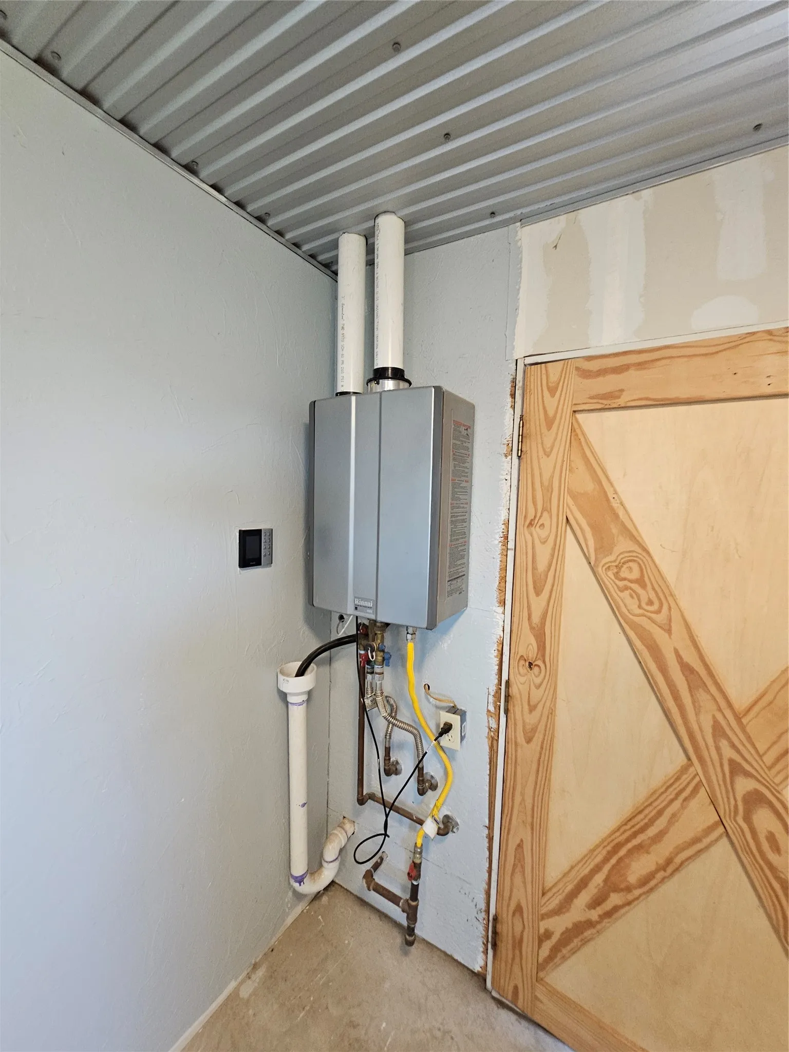 Tankless water heater.