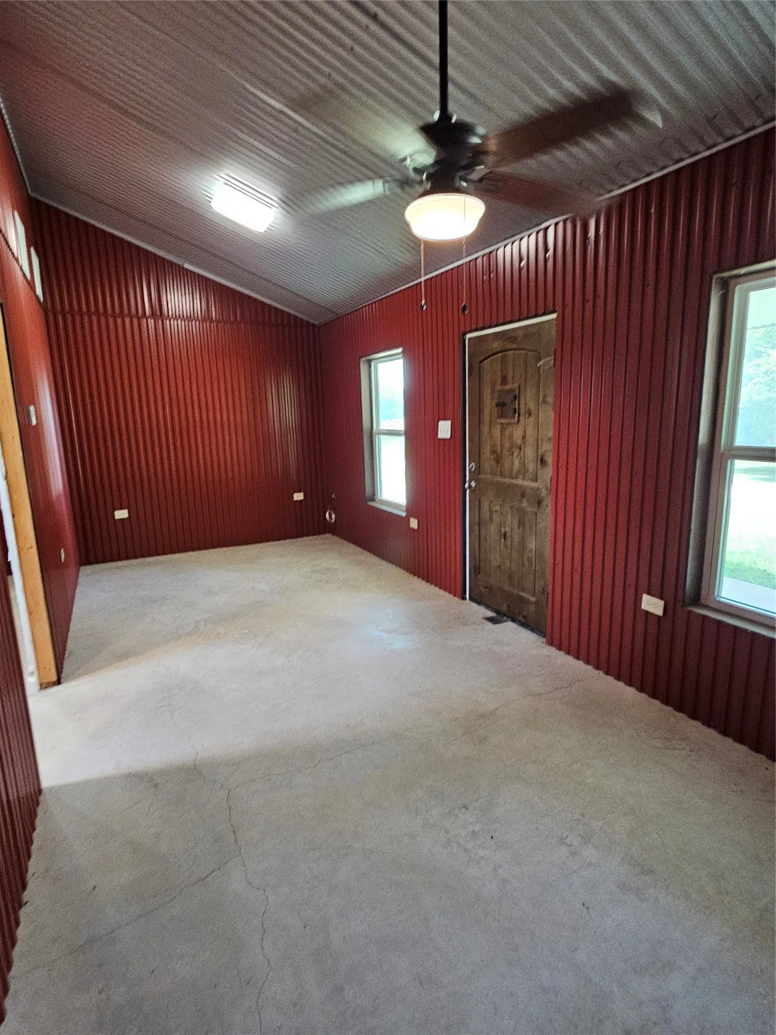 Living/ bedroom of guest house
