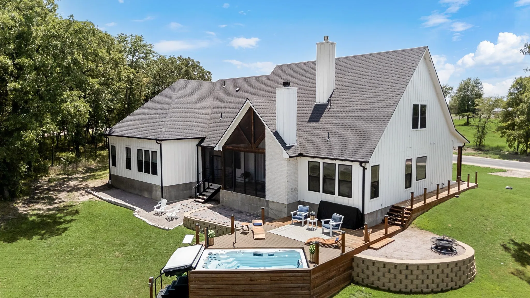 This home offers lots of areas to spread out and find your own space!