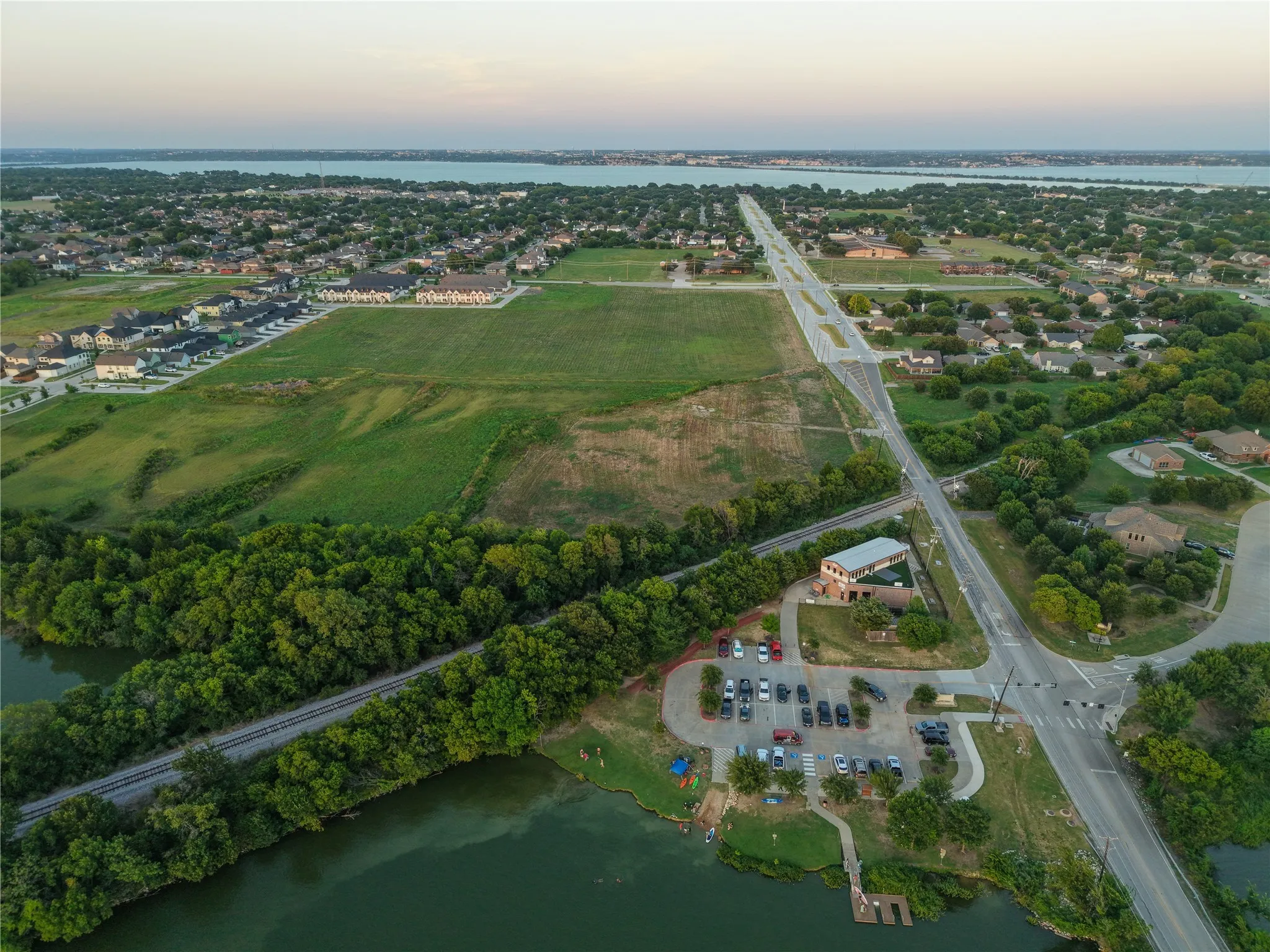 Adjacent to Paddle Point Park and the Kayak Connection on Lake Ray Hubbard