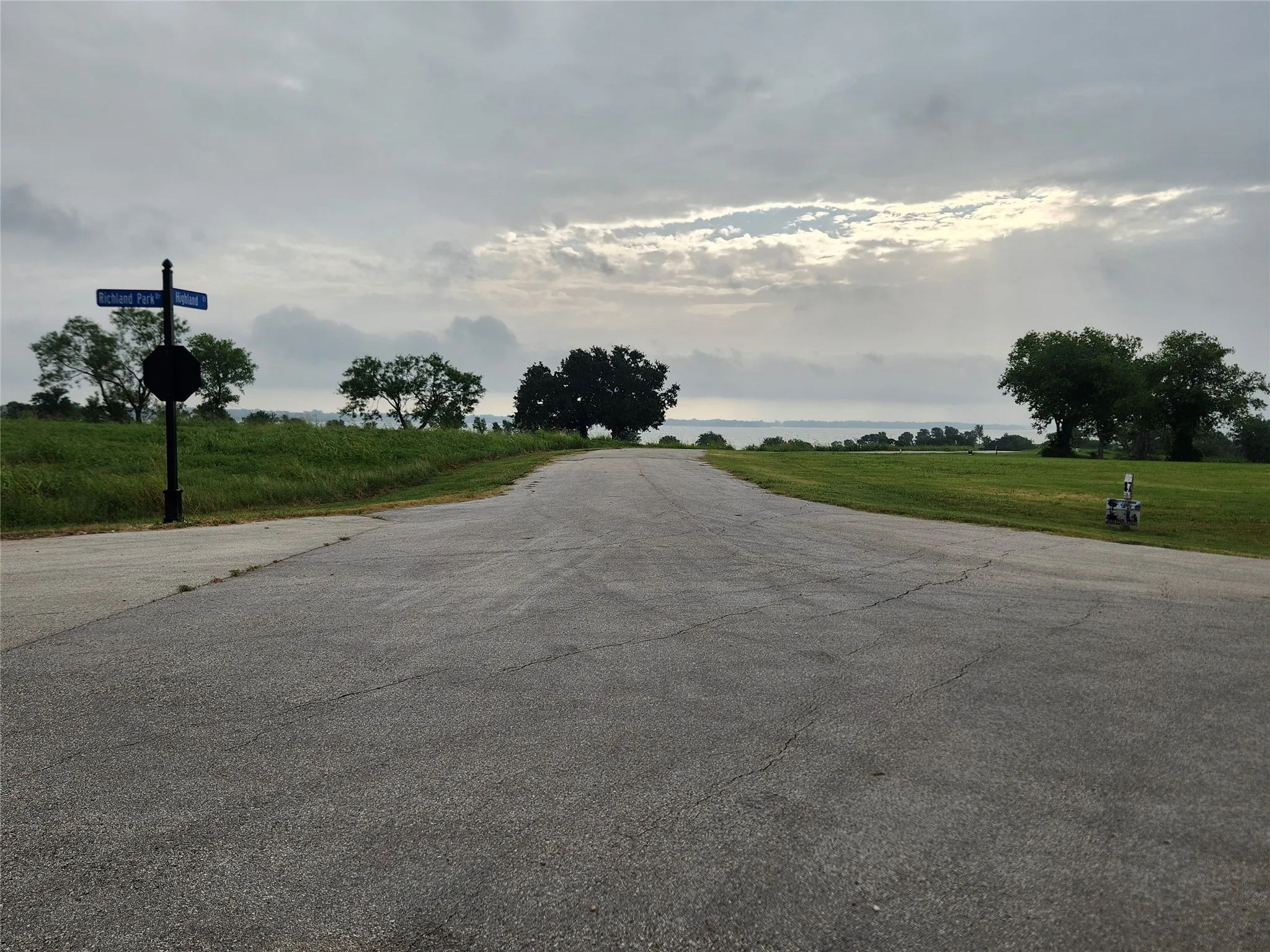 View of asphalt street